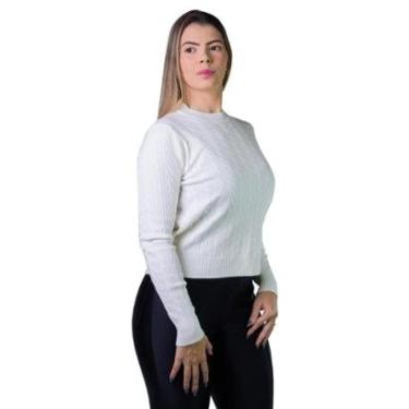 Imagem de Blusa Linha Feminina Facinelli 651061 Offwhite-Feminino