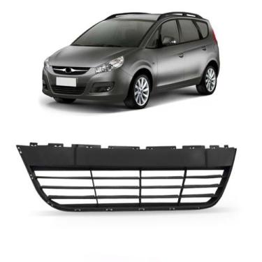 Imagem de Grade parachoque jac j6 2012 2013 2014 preto texturizado - SP ACESSÓRI