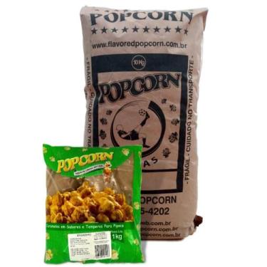 Imagem de Caramelo Para Pipoca Doce - Sabor Brigadeiro 10Kg - Flavored Popcorn