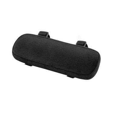 Imagem de hobbyme Peças pretas para cadeira de escritório, almofada de braço de espuma viscoelástica para apoio de braço para cadeira de escritório em casa, almofada de cotovelo confortável