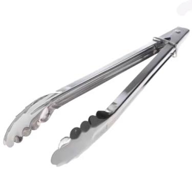 Imagem de Pegador de Salada Inox 22,5cm Multiuso, Ideal para Churrasco, Cozinha e Buffet