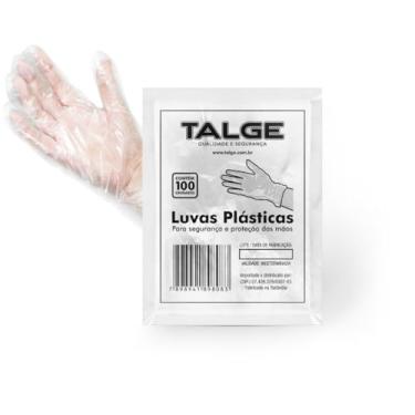 Imagem de Kit com 2 Pacotes de Luva Plástica PE 100 Unidades Cada – Proteção e Higiene para Cozinha, Limpeza, Estética