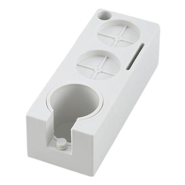 Imagem de WeiLaiKeQi Estação de compactação de café expresso Suporte universal para café Organizador de expresso Suporte portátil para compactação de para cafeteria 51-58, Branco