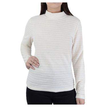 Imagem de Blusa Feminina Giraffe ML Gola Alta  White-Feminino
