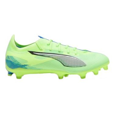 Imagem de PUMA Tênis masculino Ultra 5 Match Firme, chuteiras artificiais de futebol, Fizzy Apple/PUMA Branco/Bluemazing, 41