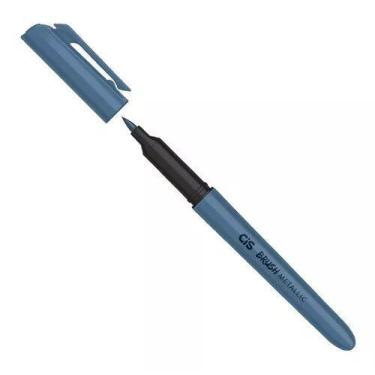 Imagem de Brush Metallic Cis Marcador Artístico - Unidade, Azul