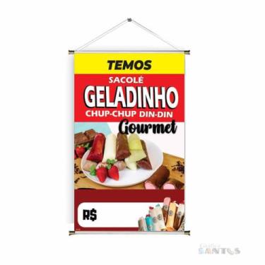 Imagem de Banner pronto Chup-Chup BA 411 medida 45x70 cm arte Pronta