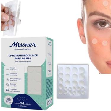 Imagem de Adesivo Curativo Hidrocoloide Para Espinha Acne Rosto Pele - Missner