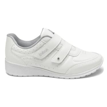 Imagem de Tênis Casual Kolosh Moderno Estilo Calce fecho aderente Feminino Branco