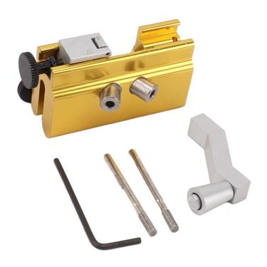 Imagem de Ferramenta do Apontador de Serra de Corrente, Apontador de Motosserra Portátil Mão Manivela Braçadeira de Afiação Gabarito Bits Kit Resistente Fácil de Usar, Guarnição