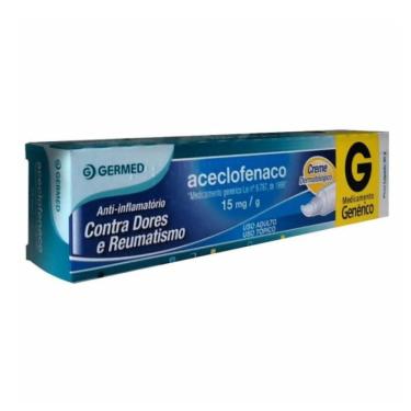 Imagem de Aceclofenaco 15mg/g Germed Creme Dermatológico 30g