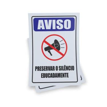 Imagem de Kit 3 Placas sinalização 15x21cm EM PVC PL(1009)  - Tema: Condomínio P