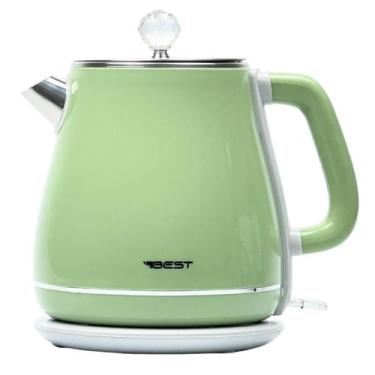 Imagem de Chaleira Jarra Bule Elétrica Térmica Best Branca Colors 1.8L Moderna 2