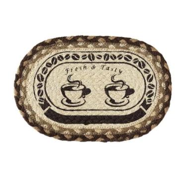 Imagem de DimyFew Jogo americano com estampa feita à mão, centro de mesa, decoração para casa para o Dia dos Namorados, S