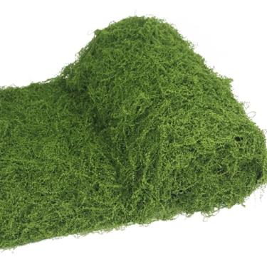 Imagem de FAICOIA Rolo de musgo falso para decoração de 30,5 x 180,3 cm, musgo artificial para plantas de interior, grama sintética verde para plantadores, artesanato, mesa faça você mesmo, centro de mesa