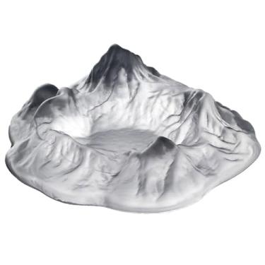 Imagem de Cinzeiro Iceberg Cinzeiro de vidro de cristal para mesa adequado para decoração interna ou externa de casa e escritório