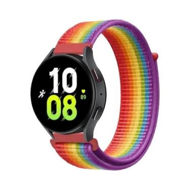 Imagem de Pulseira De Nylon De 22mm 20mm Para Samsung Galaxy Watch 6 5 pro 4 Cla