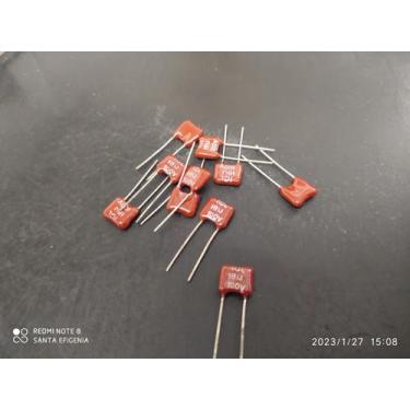 Imagem de 4x Capacitor Mica Prata 181pf/100v 5% Cm1 Icl