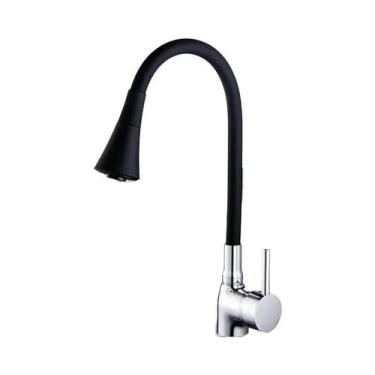 Imagem de Torneira Giratória Para Cozinha, Misturador De Mola De Borracha, Acess