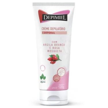 Imagem de Creme Depilatório Corporal c/Argila Branca e Rosa Mosqueta–120g