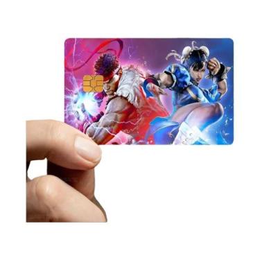 Imagem de Filme Adesivo De Poker Street Fighter À Prova d'Água Para Cartões De C