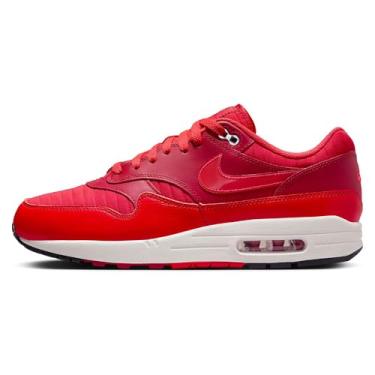 Imagem de Nike Tênis masculino Air Max 1, Vermelho academia/vermelho universitário/carmesim claro/vela, 42