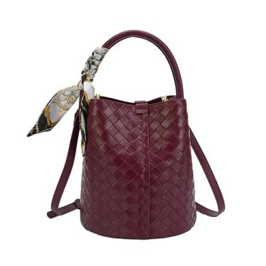 Imagem de Nova bolsa tiracolo 2025, grande capacidade, design de tecido, transporte manual ou de ombro único, um item essencial para festas, Vermelho, Medium, Ombro único/cruz/corpo no peito