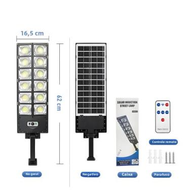 Imagem de Luz Solar LED Potente De 1000W Para Exterior, À Prova d'Água, Com Sens