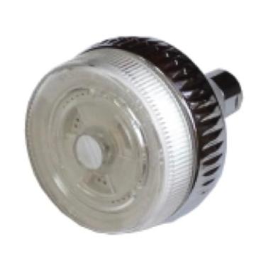 Imagem de Wholesale Maintenance Supply Chuveiro de 3 vias com junta esférica de zinco e placa frontal branca - 2 funções - diâmetro da face de 7,6 cm - 2,5 GPM a 80 PSI - Corpo de plástico cromado com placa