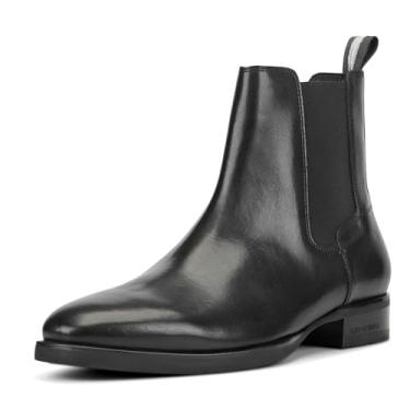 Imagem de Kenneth Cole Footwear Bota masculina Raymond Chelsea, Couro preto, 44