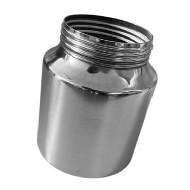 Imagem de MotiveTech Lata de Tinta Spray Resistente, Recipiente Hermético Desmontável para Acessórios Elétricos, Pote de Tinta Substituível Adequado para Bricolage, Liga de alumínio 800ML, Tamanho real