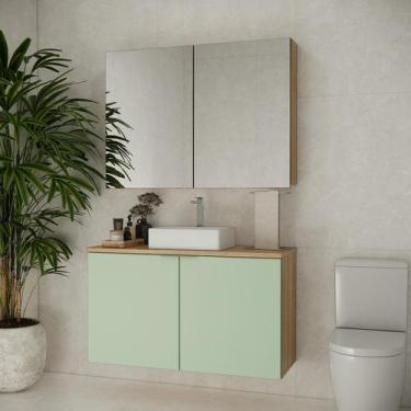 Imagem de Conjunto de Banheiro com Cuba 110cm X 145cm Nature - Estilare