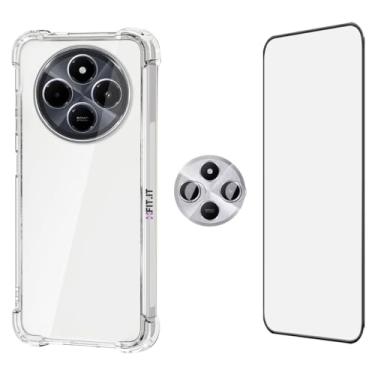 Imagem de Kit Capa Case Tpu Anti Impactos para Xiaomi Poco C75, Película 5D Tela Inteira, Película Protetora para Câmera