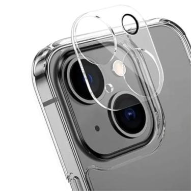 Imagem de [GL CASES] Película De Câmera Apple iPhone 15 Anti Risco Pelicula Para Câmera iPhone 15 Vidro Temperado 3D Proteção 9H + Kit Limpeza Para Aplicação