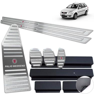 Imagem de Descanso Pedaleira Soleira Palio Weekend 2009 A 2020 Prata