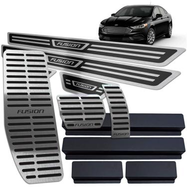 Imagem de Descanso Pedaleira Soleira Ford Fusion 2018 2019 Preto