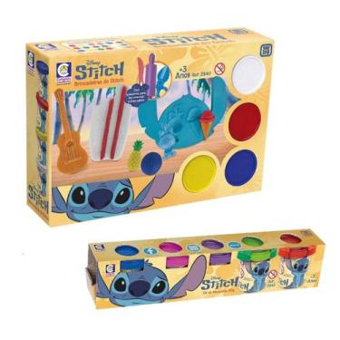 Imagem de Conjunto de Massinhas de Modelar Stitch Infantil Educativa - COTIPLAS