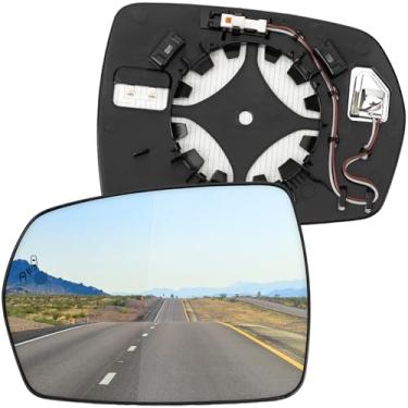 Imagem de LOIYLLEN Substituição do espelho lateral do motorista para Ford Edge 2015 2016 2017 2018 2019 2020 2021 - Vidro retrovisor do lado esquerdo, espelhos de vidro com aquecimento elétrico e ponto cego