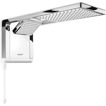 Imagem de Chuveiro Acqua Duo Branco Cromado 220v 7800w - 7510101 - Lorenzetti Chuveiro Acqua Duo Bco 220v 7800w Crom. 7510101