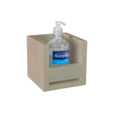 Imagem de Suporte Álcool em Gel Madeirado Em Mdf - Trovarelli