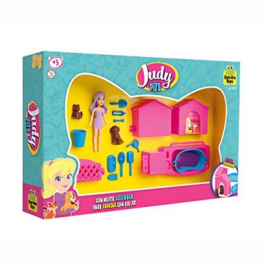 Imagem de Samba Toys Judy: Clínica, Pets e Casa Completa c/Acessórios, Judy pets