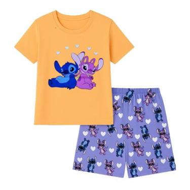 Imagem de Pijama Personagens da Disney e Marvel Juvenil, Stich, 14