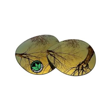 Imagem de Raydi Lentes de reposição de policarbonato para óculos de sol Ray-Ban Meta RW4013F Headliner (Gen 2) 51 mm, Espelho dourado flare - polarizado, One Size