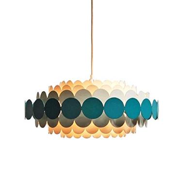 Imagem de Lustre moderno com pétalas de flores LED, luminária pendente para sala de estar, quarto, villa, design criativo para decoração de restaurante e hotel