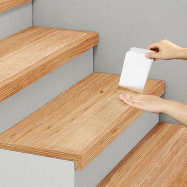 Imagem de Stair Treads SMILOOL Clear, antiderrapante para degraus de madeira, pa