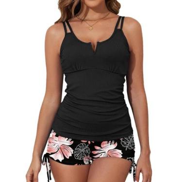 Imagem de Maiô Tankini Aleumdr Athletic Tummy Control para mulheres