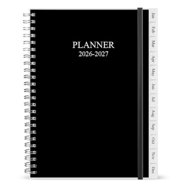 Imagem de Cheericome Planner 2024-2025, Monthly Weekly Planner Runs January 2024 to June 2025, 2024-2025 Planner with PP Cover and Elastic Bond, 18 Monthly Planner, Black Monthly Planner Calendar