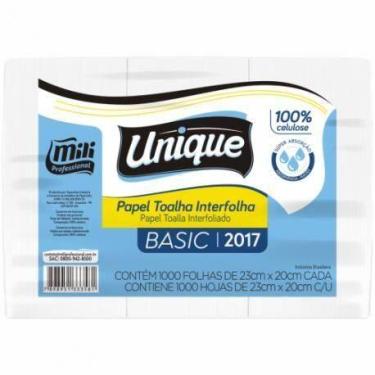 Imagem de Papel interfolha BASIC UNIQUE MILI 20X23 1000FLS 17g