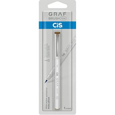 Imagem de Marcador CIS Graf Brush Fine, Marrom, Blister c/1 unidade