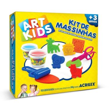Imagem de Massinha kit Massa de Modelar 7 Art Kids 40007 Acrilex